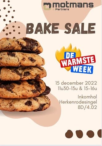 De Warmste Week poster - Vlammen tegen kansarmoede