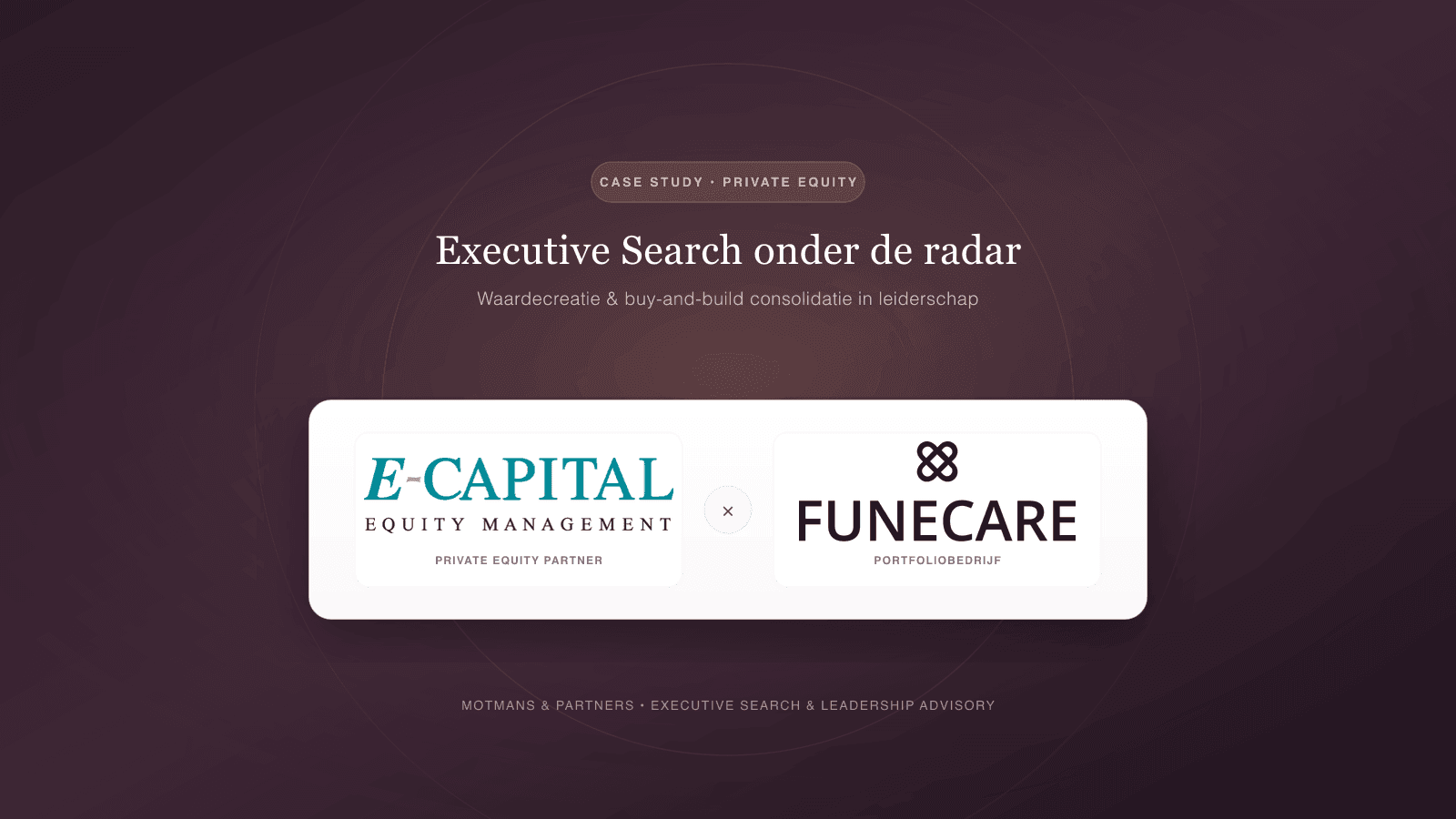 Executive search onder de radar: hoe E-Capital de juiste CEO voor Funecare vond
